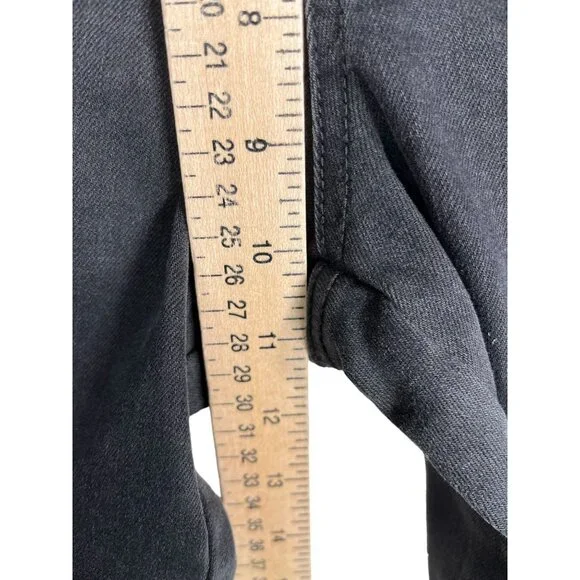 Ed Hardy 90s Flare black jeans Tiger head embroidery boho logo sz 34 - Picture 8 of 14